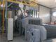 Metal Sac Hasır Bantlı Kumlama Makinesi 4 * 120kg / dak